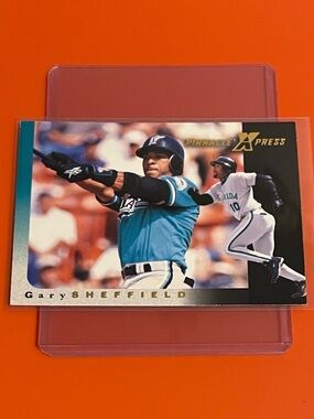 Gary Sheffield #80 1997 Pinnacle X Press Baseball Trading Card